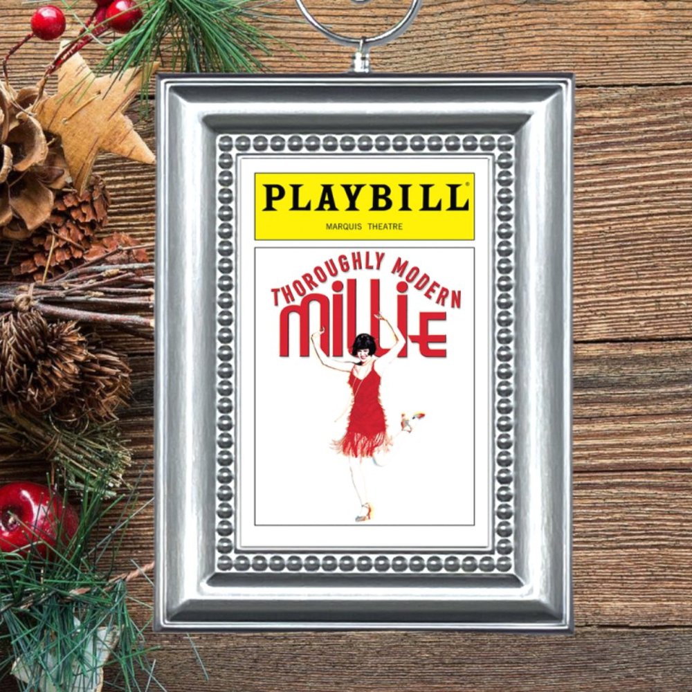 Thoroughly Modern Millie Broadway Musical Playbill Christmas Tree Ornament